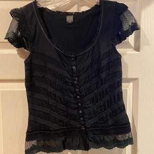 Gabby and Eden black blouse XS